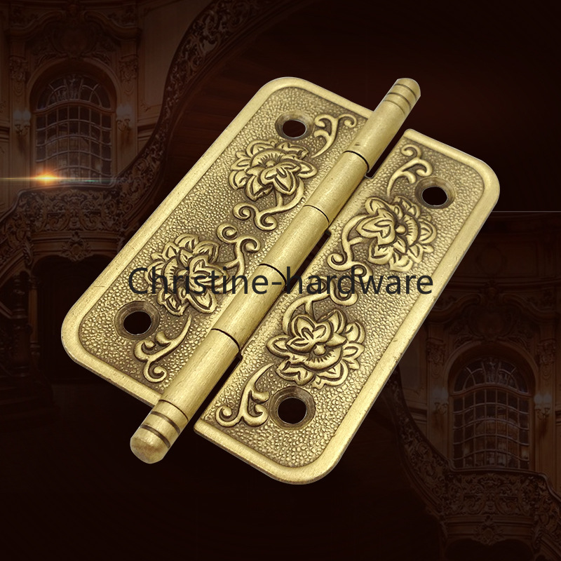 Furniture Hardware Types - قطعتان من مفصلات نحاسية سميكة وقوية