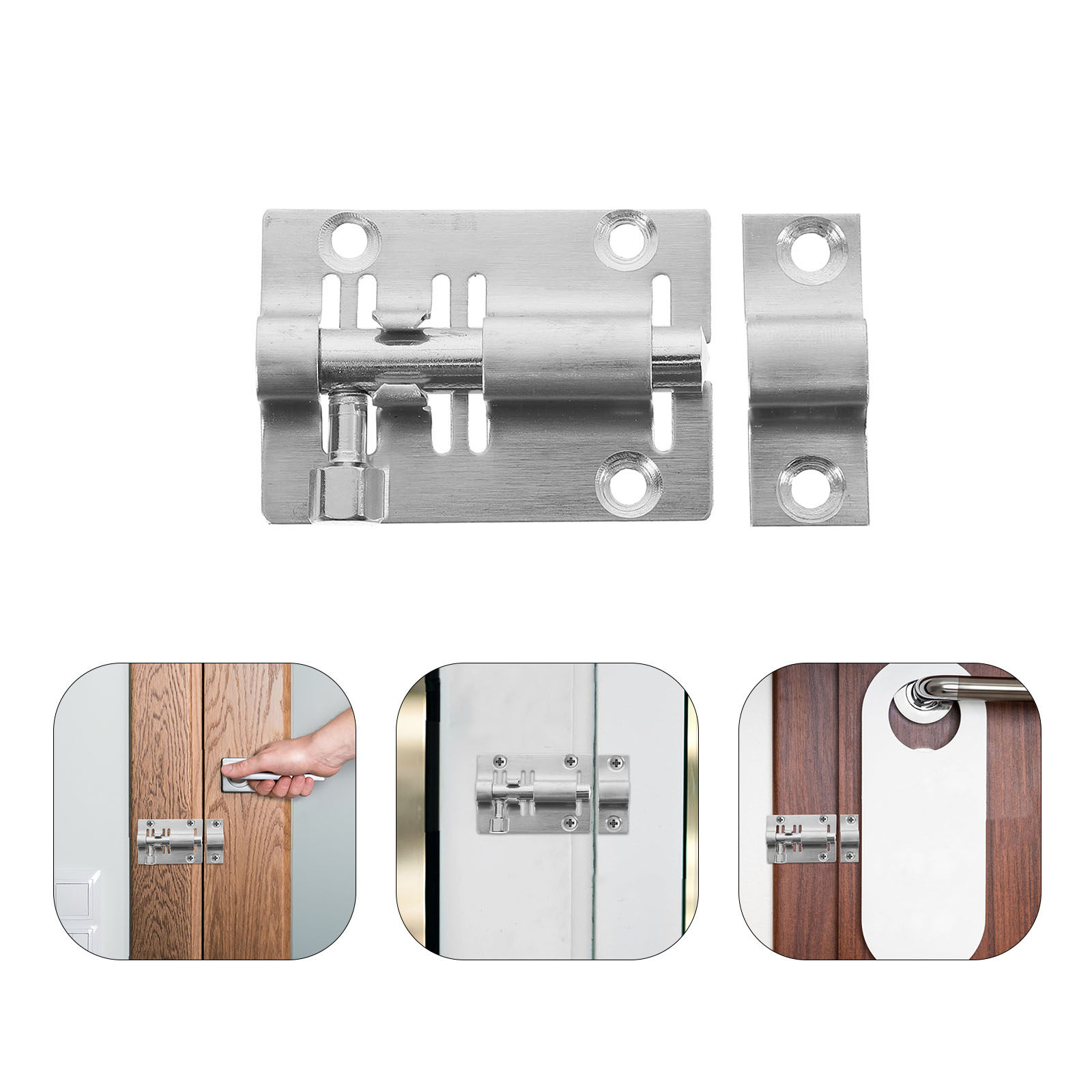 Barrel Bolt Slide - 10 قطع من أقفال الباب والنوافذ