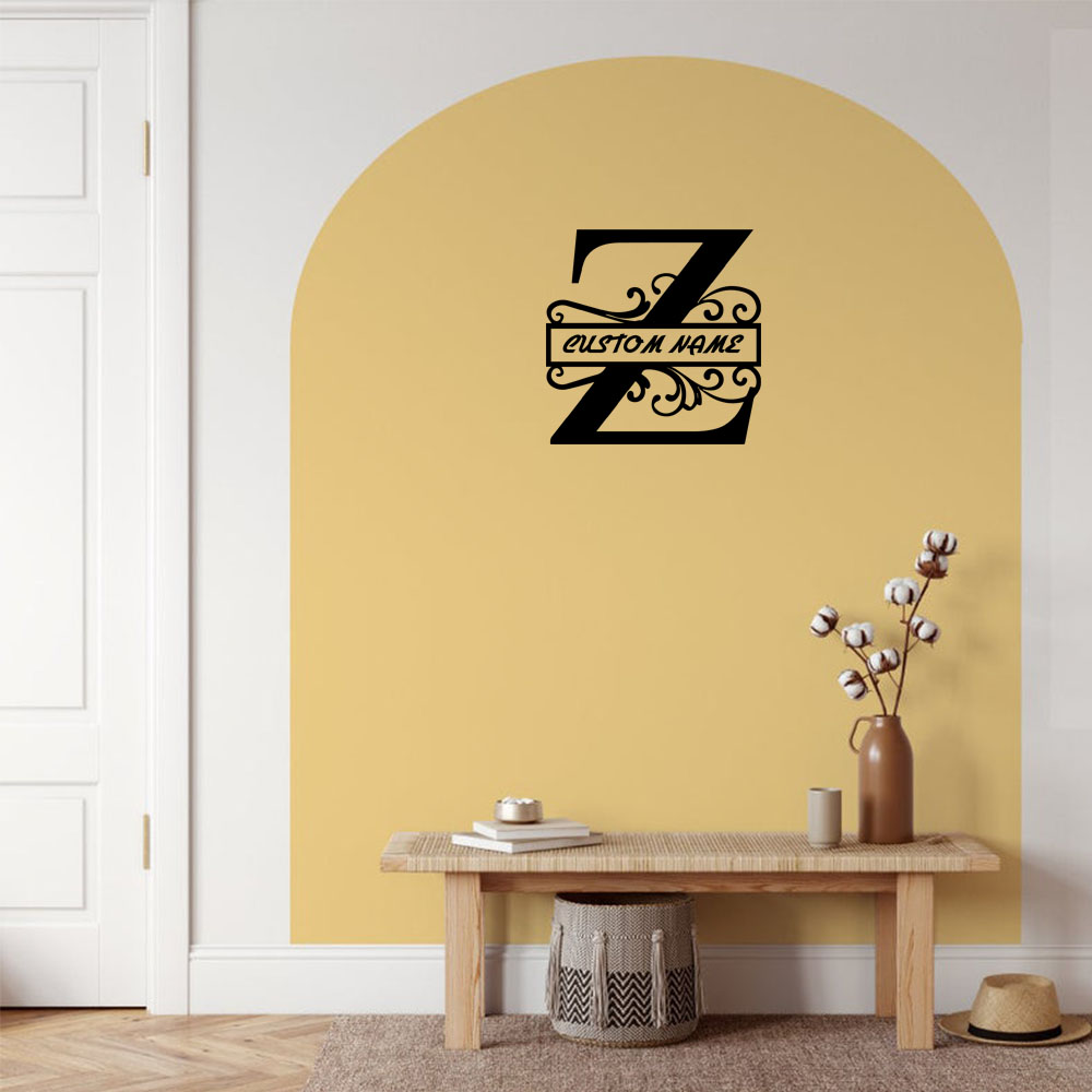 Z. A. Furniture - ملصق جداري ملون بحرف Z قابل