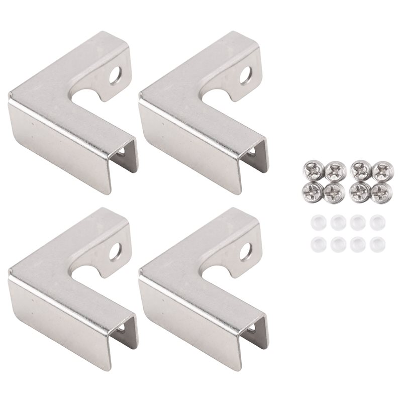 Furniture Hardware Types - مشبك تثبيت الزجاج على شكل حرف