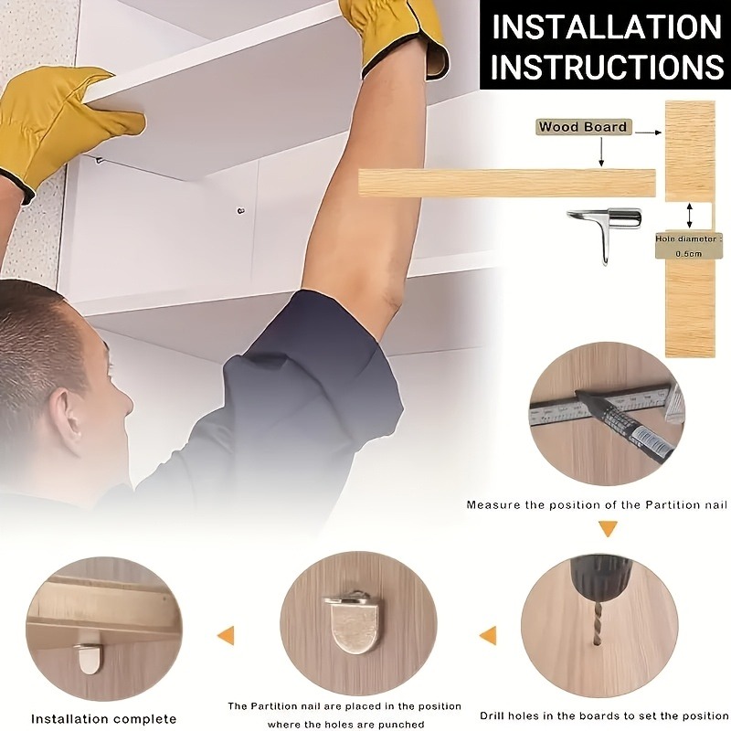 دعامات رفوف معدنية، نوعان من د - مراجعة Furniture Hardware Types وسعره