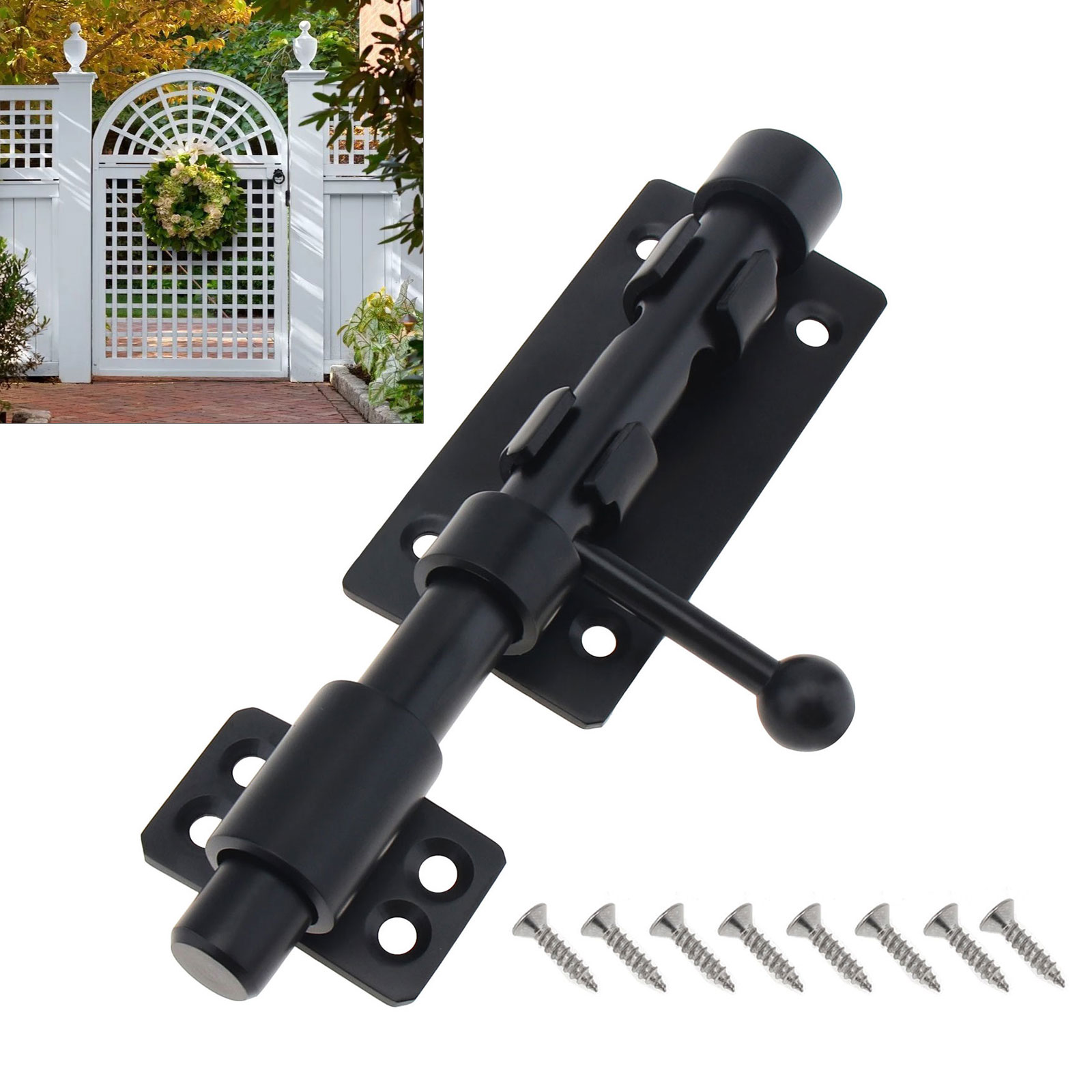 6 بوصة سميكة الفولاذ المقاوم ل - مراجعة Barrel Bolt Slide وسعره