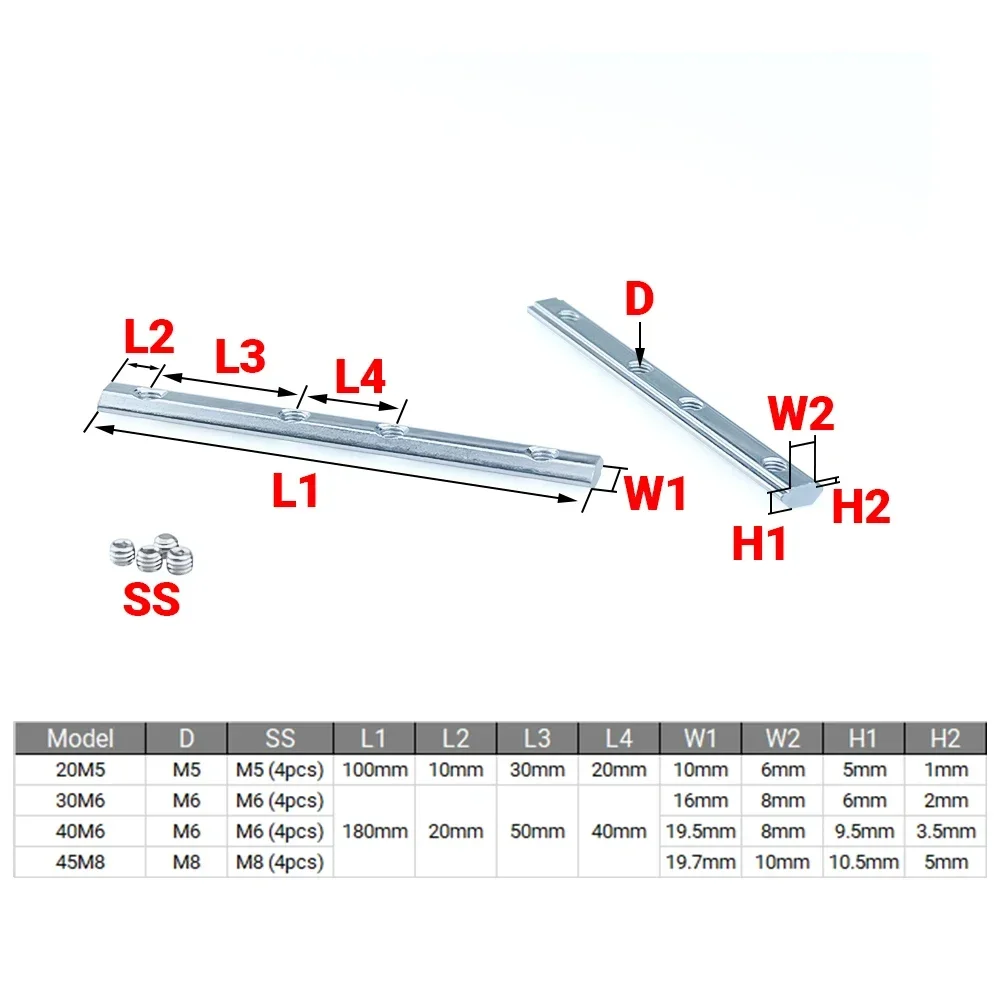 4 قطعة V-فتحة T-فتحة النجار 18 - مراجعة Joint Connector Bracket وسعره
