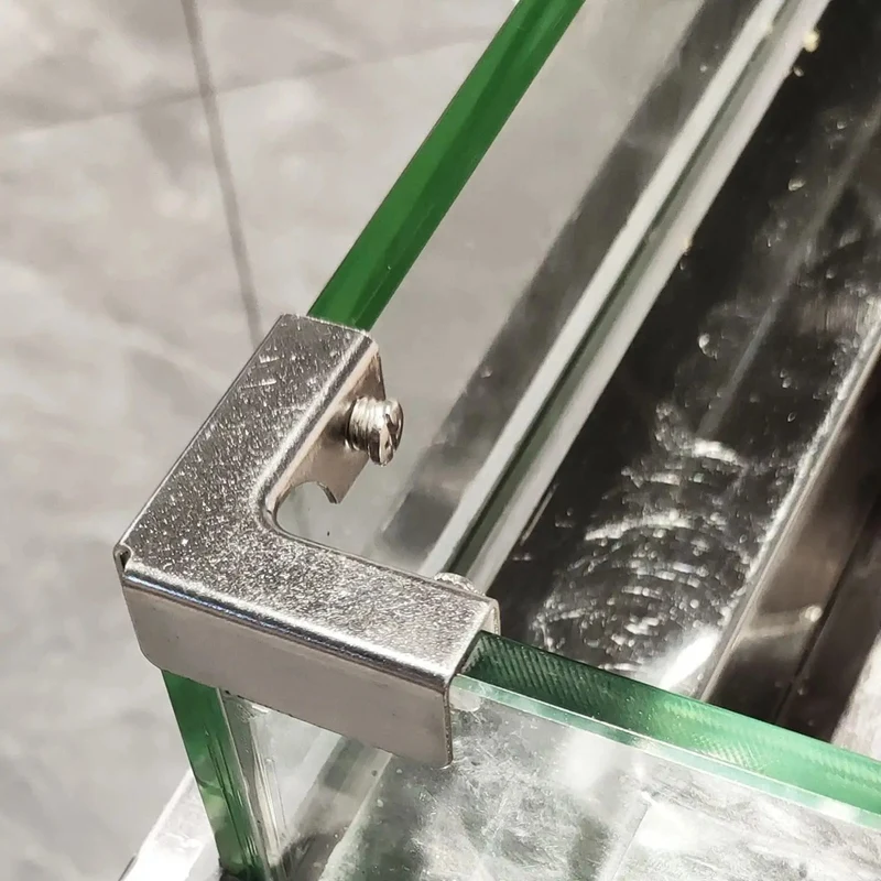 4 قطع مشبك تثبيت زجاجي على شكل - مراجعة Furniture Hardware Types وسعره