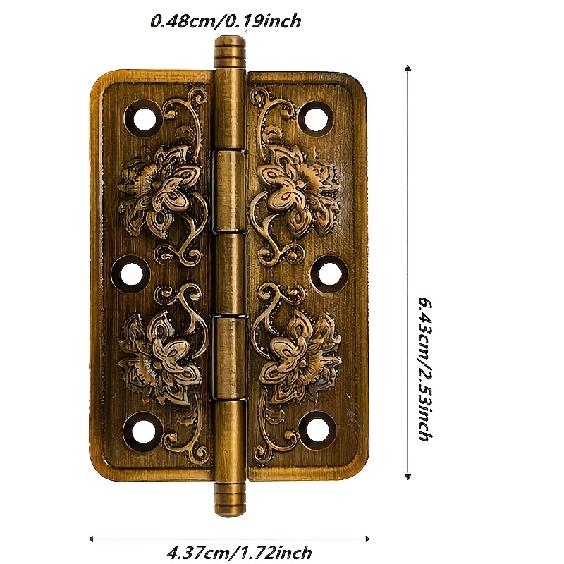 قطعتان من مفصلات نحاسية سميكة  - مراجعة Furniture Hardware Types وسعره
