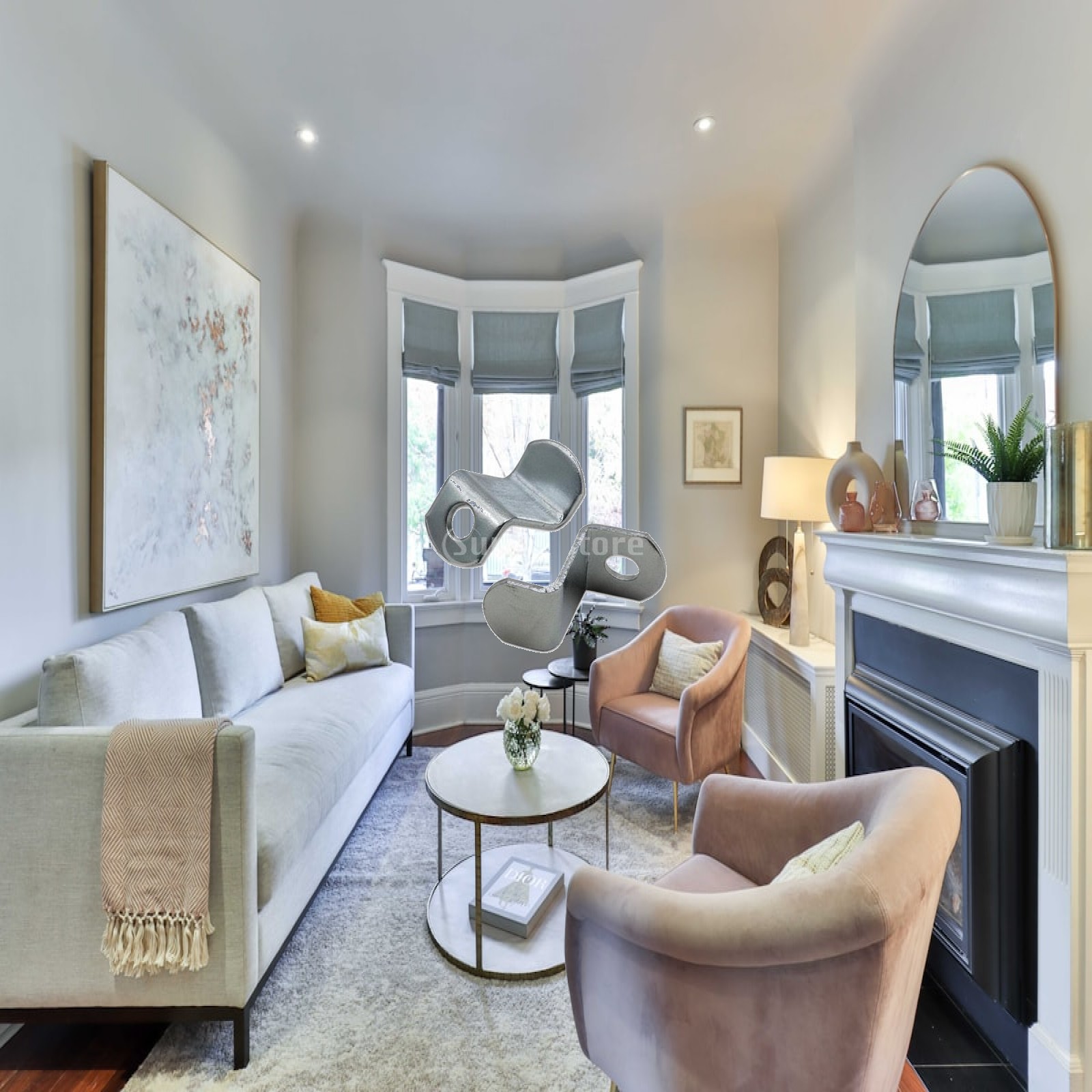 دعامة زاوية فولاذية على شكل حر - مراجعة Z. A. Furniture وسعره