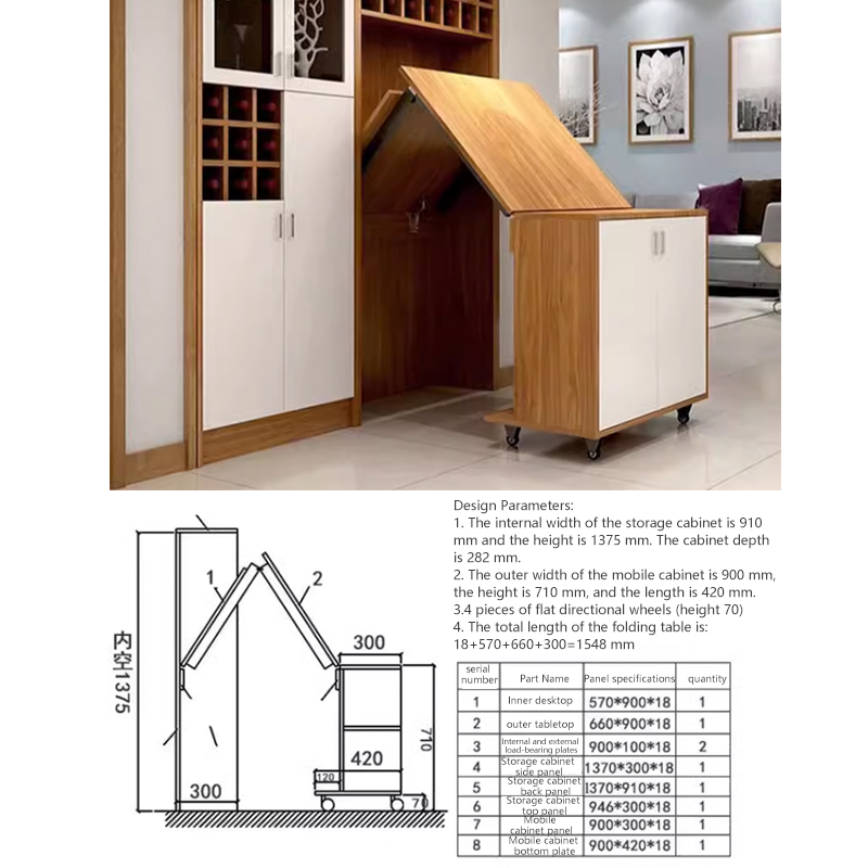 طاولة قابلة للطي قابلة للتمديد - مراجعة Furniture Hardware Types وسعره