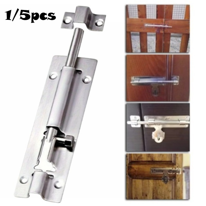 1/5 قطع مزلاج باب من الفولاذ ا - مراجعة Barrel Bolt Slide وسعره