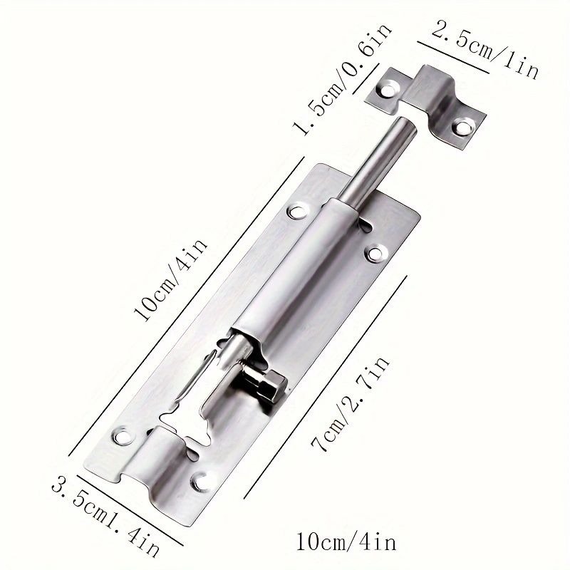 1/5 قطع مزلاج باب من الفولاذ ا - مراجعة Barrel Bolt Slide وسعره
