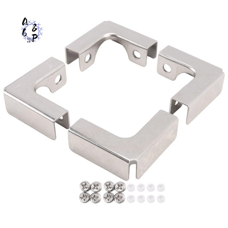 A68P-4Pcs L نوع الزجاج تحديد ك - مراجعة Furniture Hardware Types وسعره